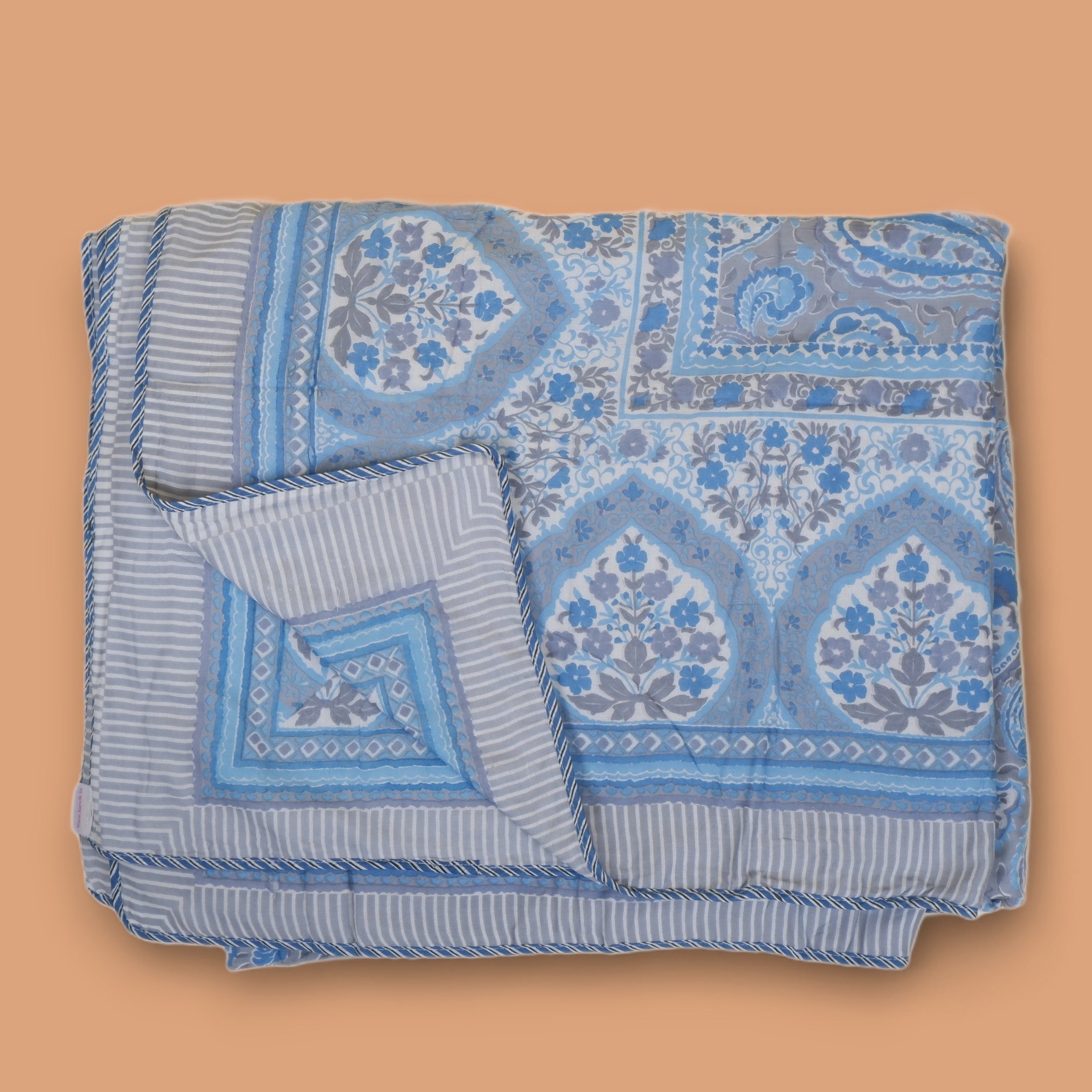 Double Bed Pure Mulmul Cotton Dohar - Amara - Housi