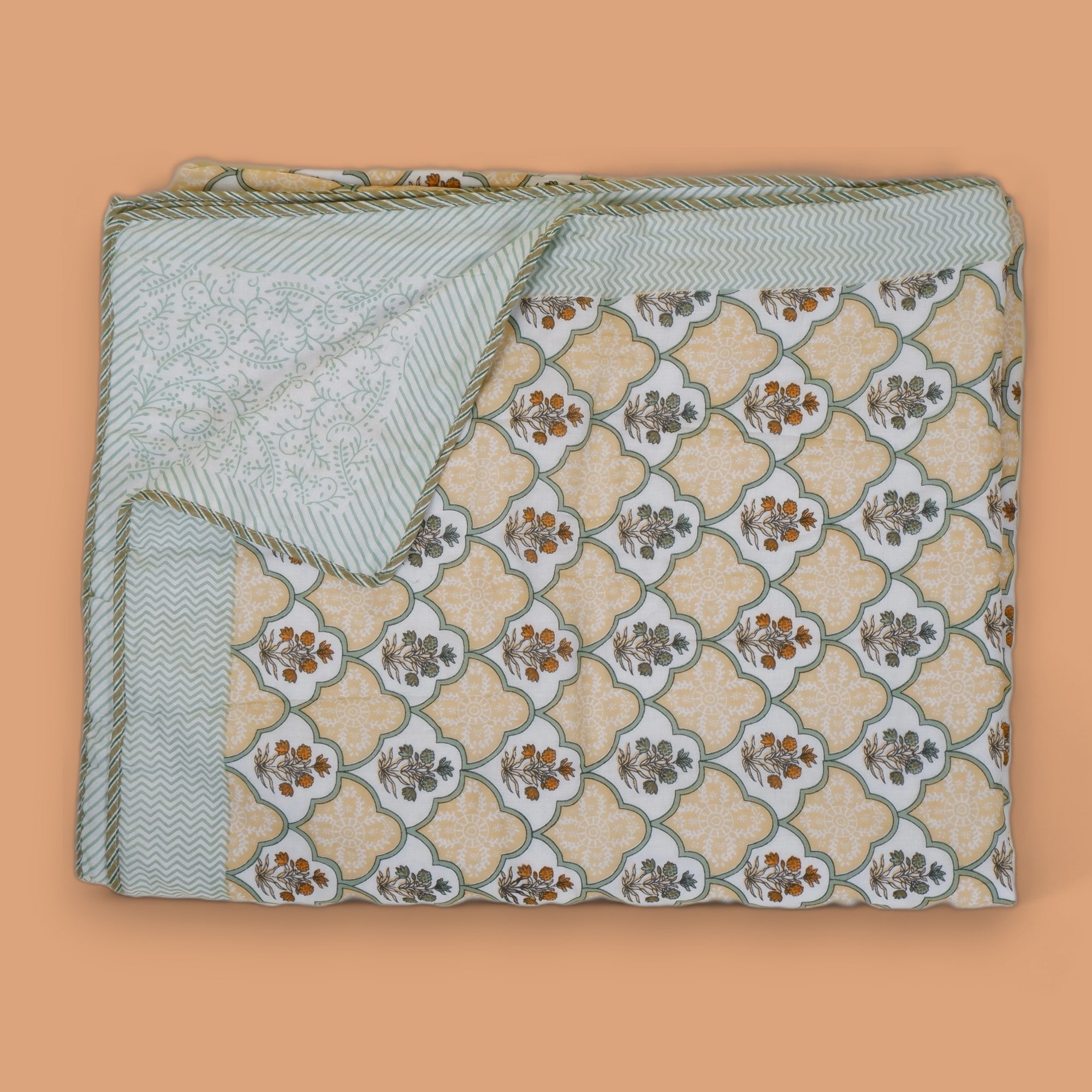 Double Bed Pure Mulmul Cotton Dohar - Zina - Housi