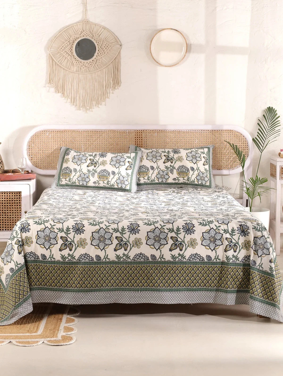 100% Pure Cotton Bed Sheets for Summer Season - Housi.in